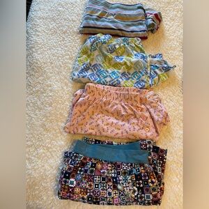 Colorful Patterned Shorts Set